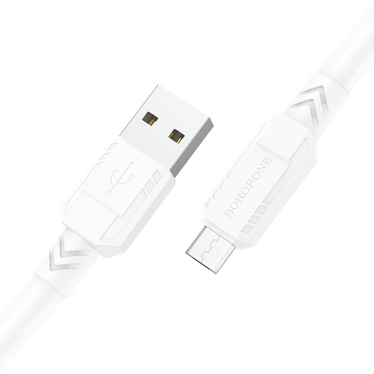 Кабель BOROFONE BX81 Goodway Micro USB, 2.4A, длина 1 метр, цвет белый Кабель BOROFONE BX81 Goodway Micro USB, 2.4A, длина 1 метр, цвет белый