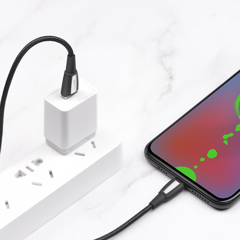 Кабель HOCO X39 Titan Micro USB, 2.4A, длина 1 метр, цвет черный