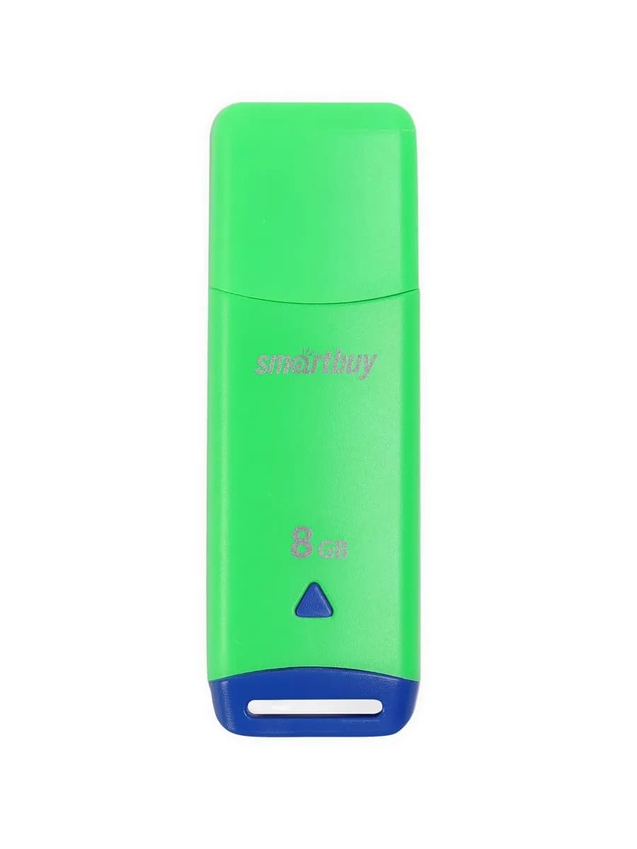 Флешка USB 2.0 8GB SMARTBUY Easy (SB008GBEG), цвет бело зеленый