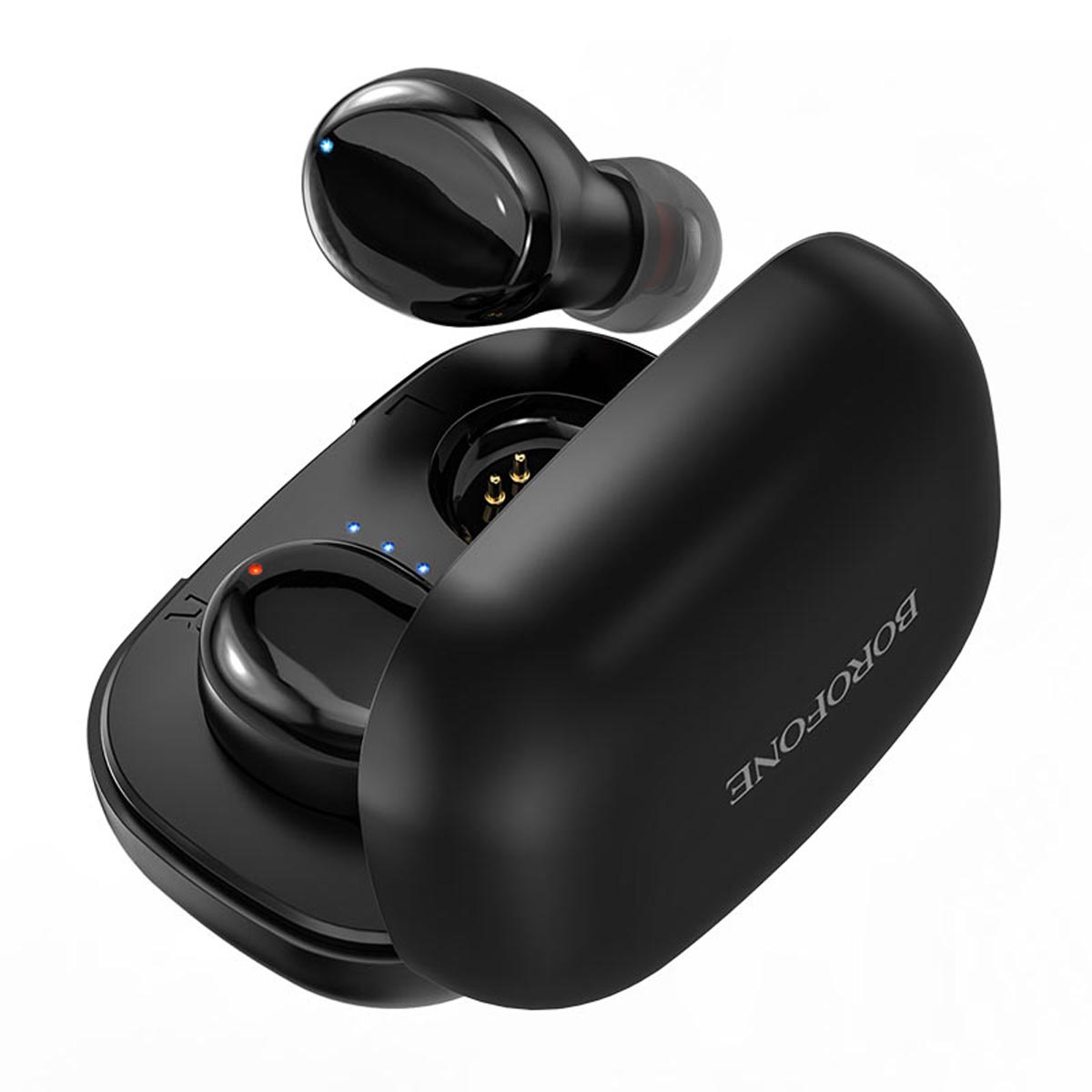Гарнитура (наушники с микрофоном) беспроводная, BOROFONE BE35 Agreeable TWS, Bluetooth 5.0, цвет черный