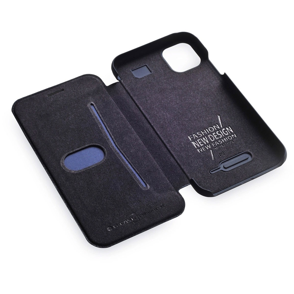 Чехол книжка G-CASE для APPLE iPhone 11 Pro MAX, экокожа, цвет синий.