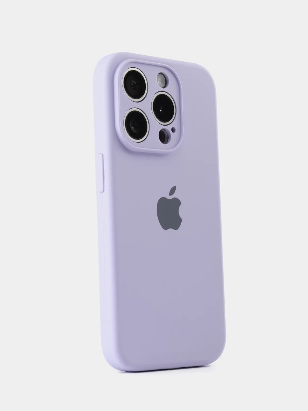 Чехол накладка Silicone Case для APPLE iPhone 13, L-ogo, защита камеры, силикон, бархат, цвет сиреневый
