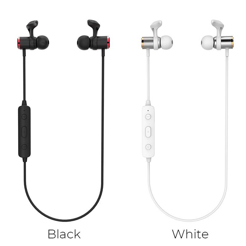 Гарнитура (наушники с микрофоном) беспроводная, BOROFONE BE20 EMotion sports bluetooth earphone, цвет черный.