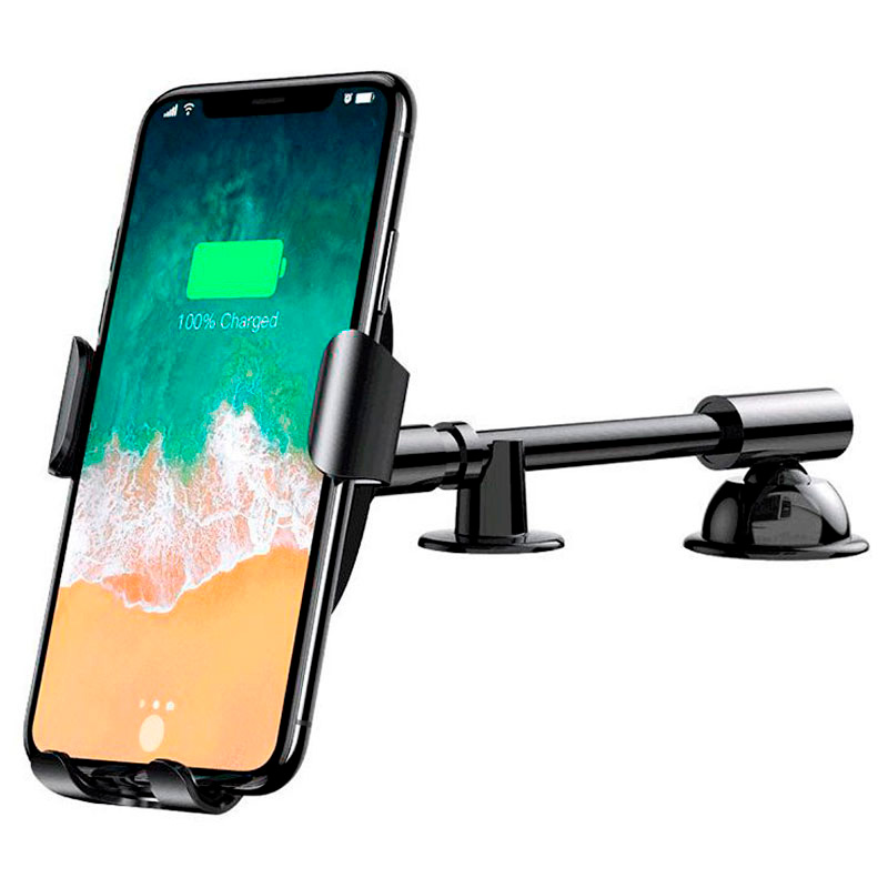 Беспроводное зарядное устройство-автодержатель Baseus Mount Wireless Charger WXZT-01 (Black). (распродажа -50%)