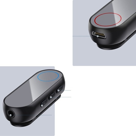 Беспроводной адаптер для наушников Baseus Audio converter BA02 Wireless Adapter NGBA02-02 цвет белый.