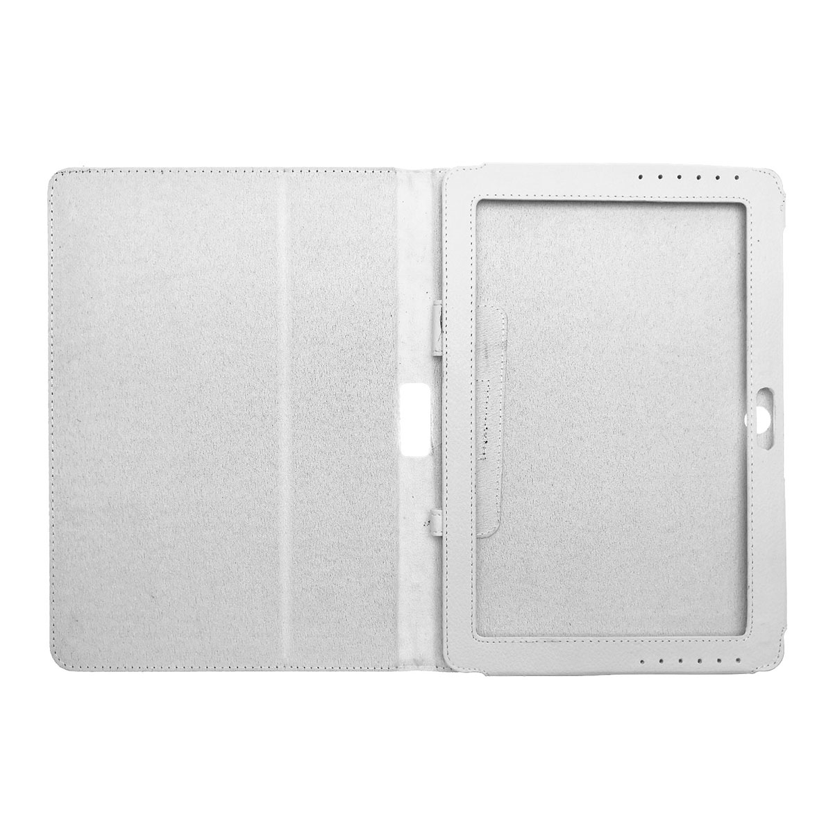 Чехол книжка для SAMSUNG Galaxy Tab 2 10.1 (P5100, P5110), экокожа, цвет белый.