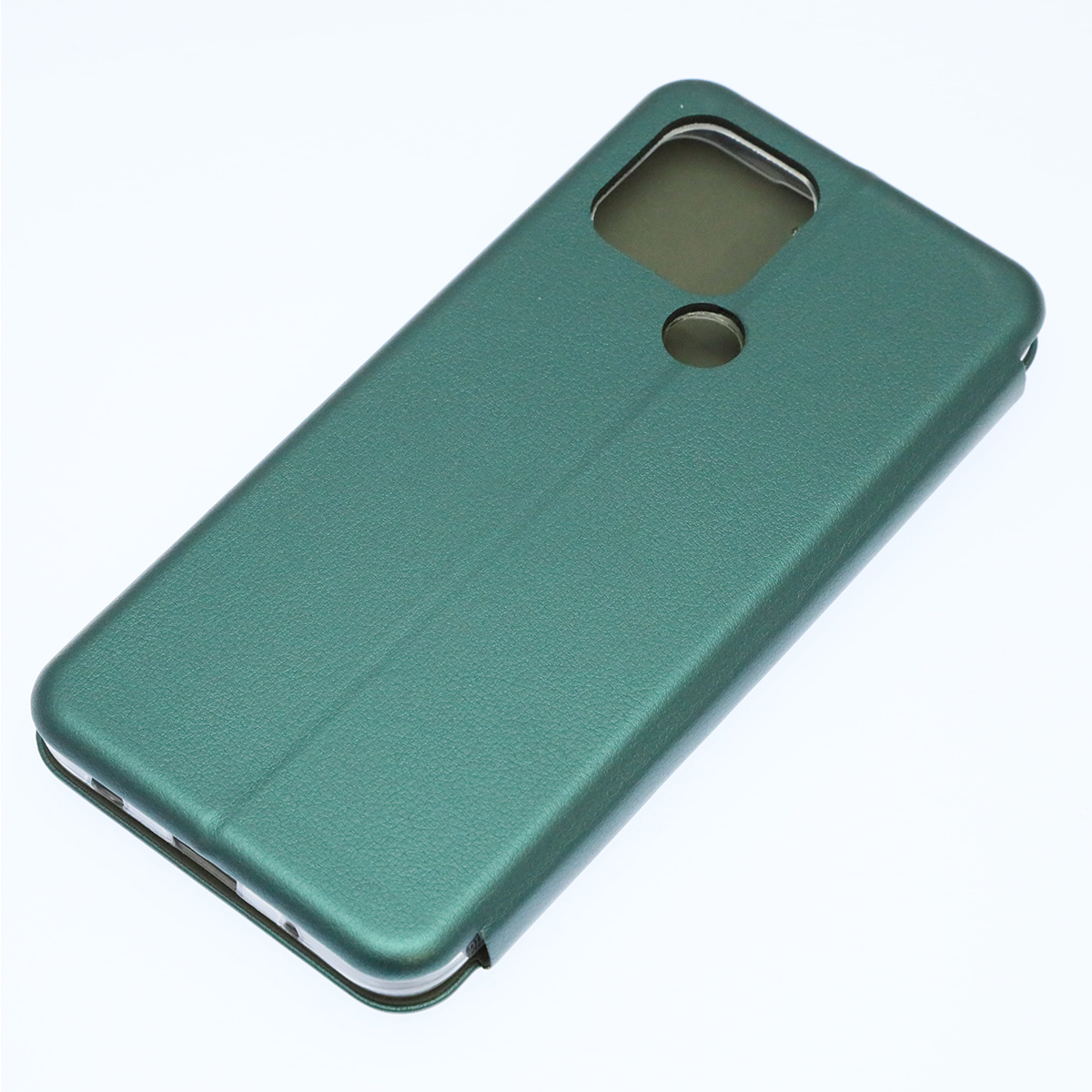 Чехол книжка STYLISH для XIAOMI Redmi A1 Plus, Redmi A2 Plus, POCO C51, экокожа, визитница, цвет темно зеленый
