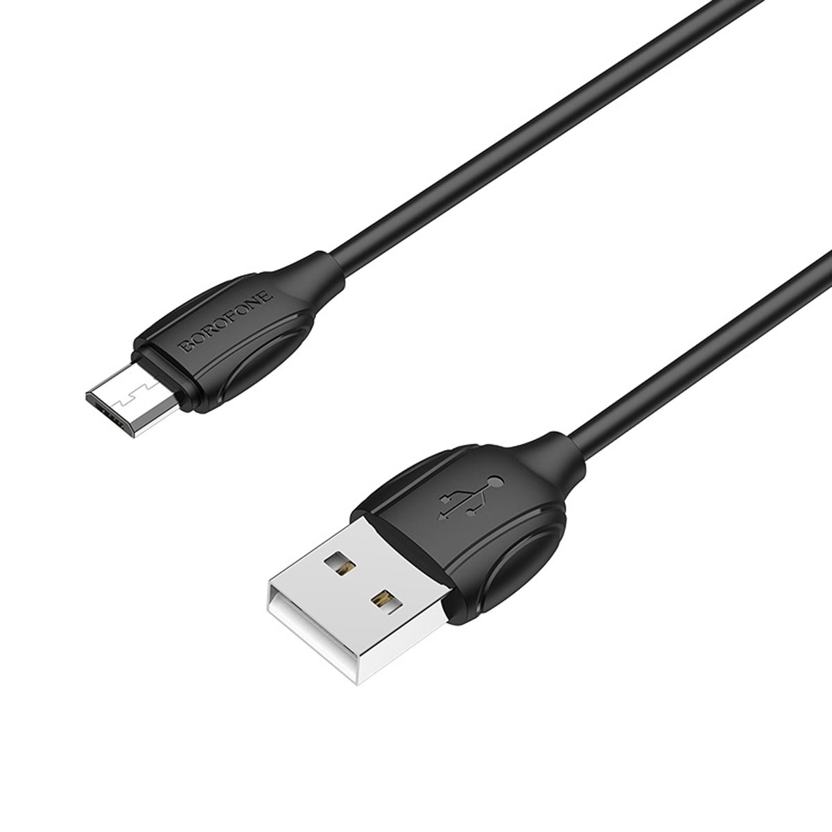 Кабель BOROFONE BX19 Benefit Micro USB, длина 1 метр, силикон, цвет черный