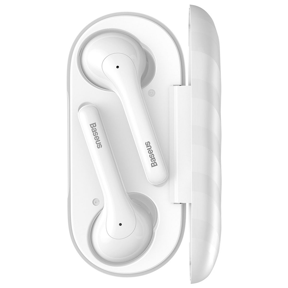 Гарнитура (наушники с микрофоном) беспроводная, BASEUS NGW07-02 Encok True Wireless Earphones W07 Bluetooth 5.0 TWS, цвет белый (-70%)