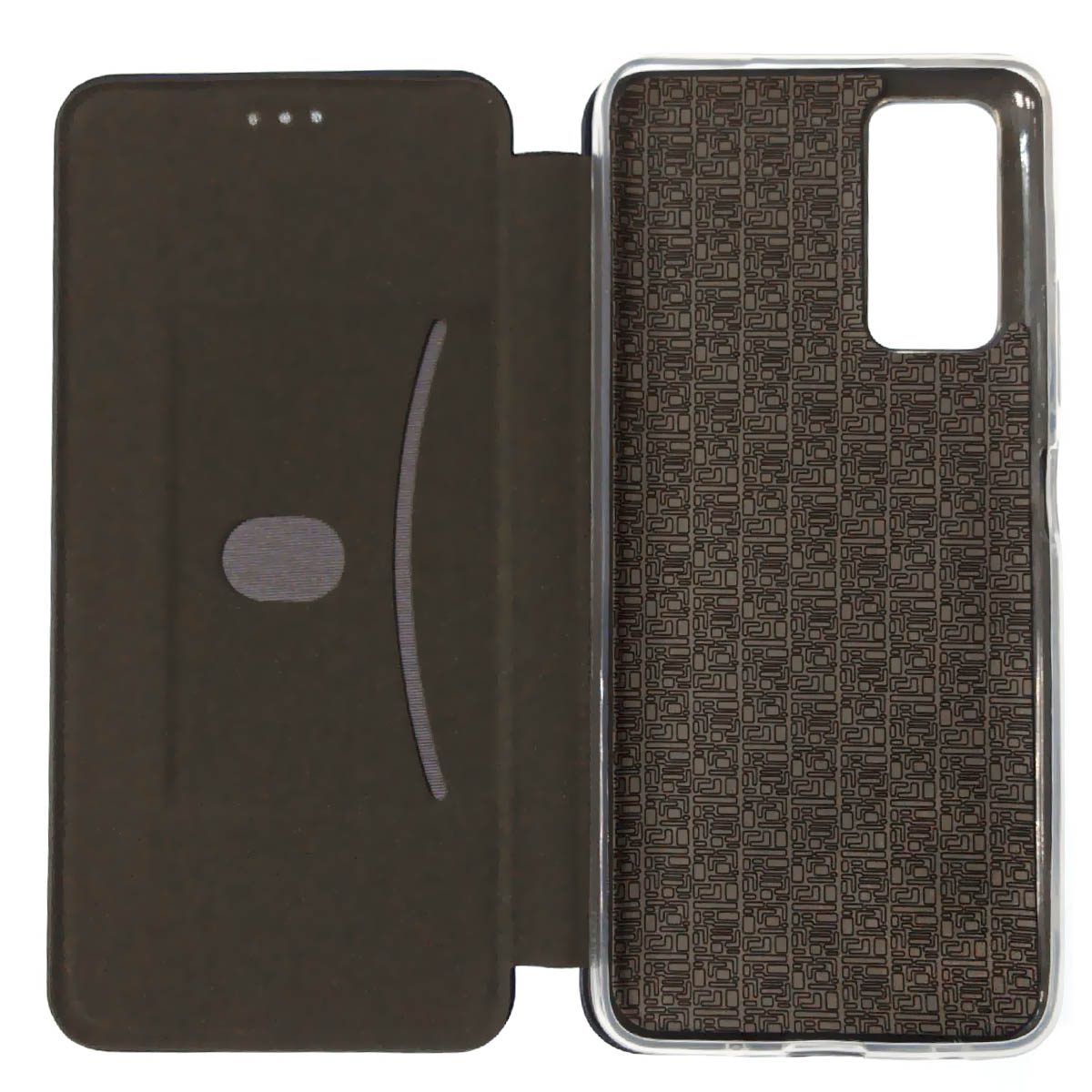 Чехол книжка STYLISH для TECNO Pova 2, экокожа, визитница, цвет темно синий