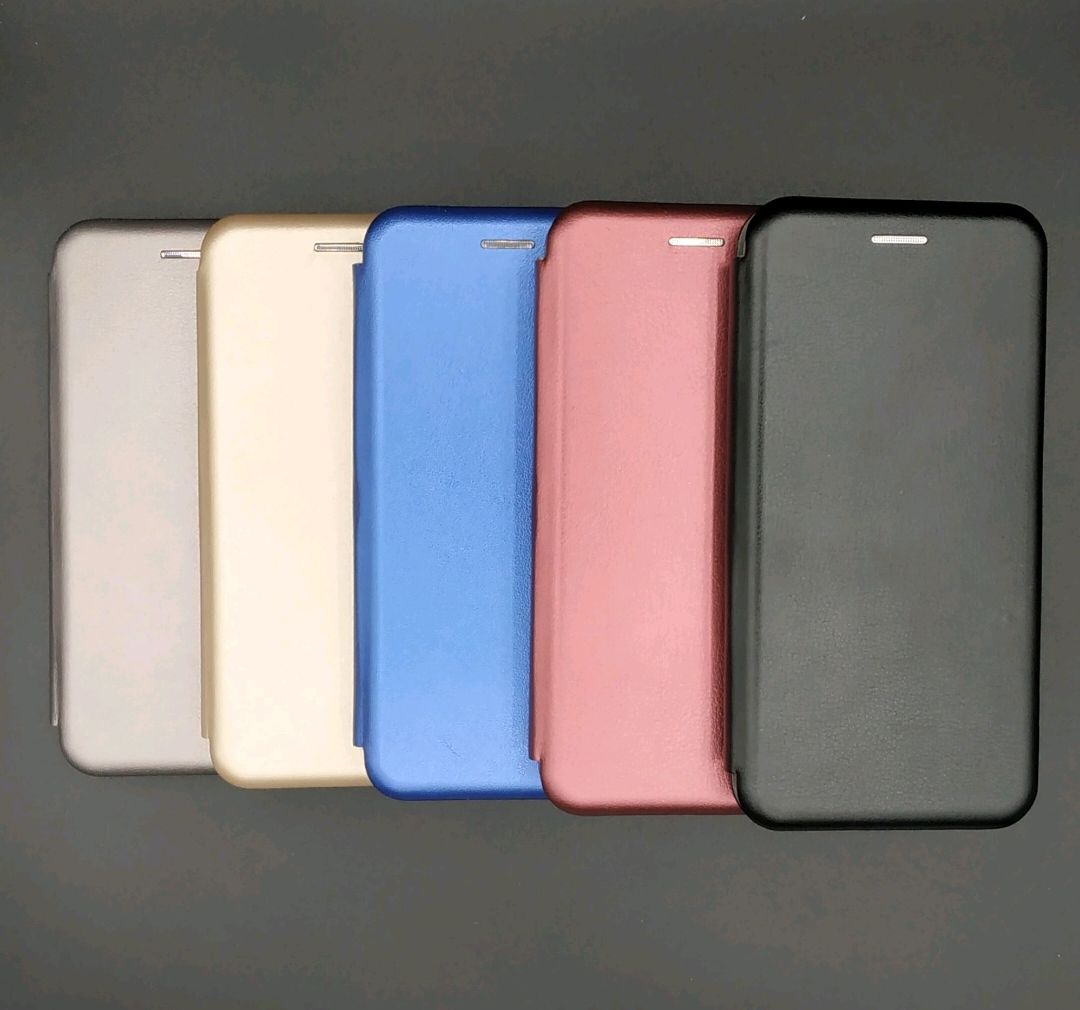 Чехол книжка для HUAWEI HONOR 10 COL-AL10, COL-L29, экокожа, визитница, цвет золотистый.