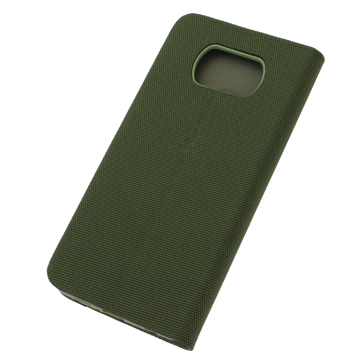 Чехол книжка MESH для XIAOMI POCO X3, POCO X3 Pro, текстиль, силикон, бархат, визитница, цвет зеленый