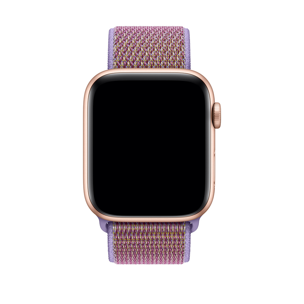 Ремешок для часов Apple Watch (38-40 мм), нейлон, цвет сиреневый
