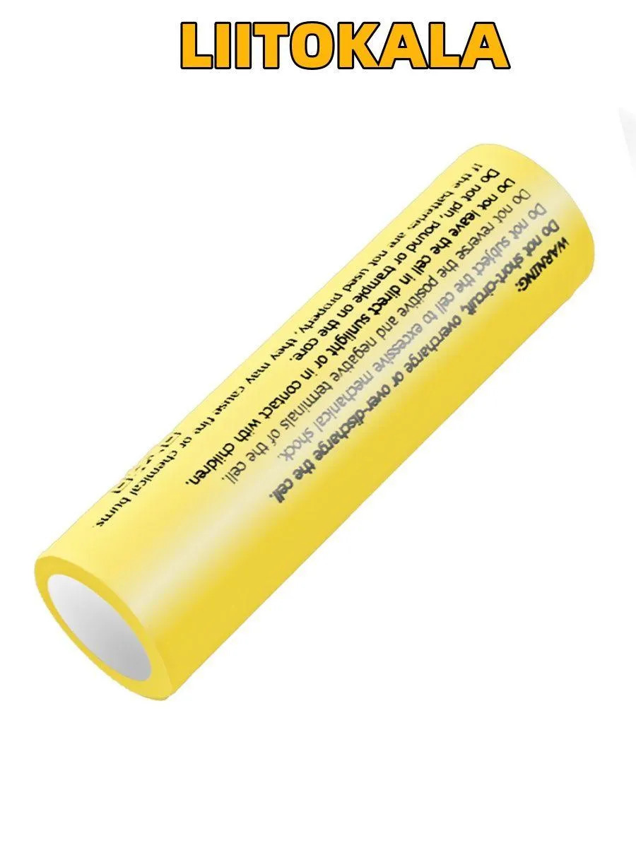 АКБ (Аккумуляторная литий-ионная батарейка) LiitoKala LT20A, BL1, li-ion, 2000 mAh, 3.7V, с плоским плюсом, без защиты