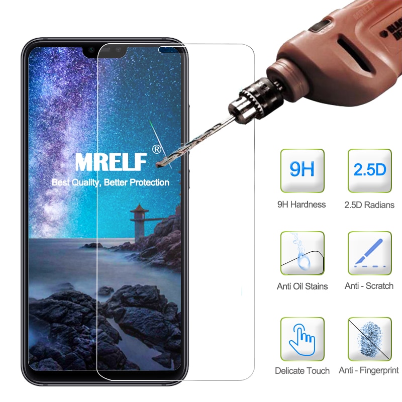 Защитное стекло для XIAOMI Mi 8 Lite, 0.33mm, прозрачное.