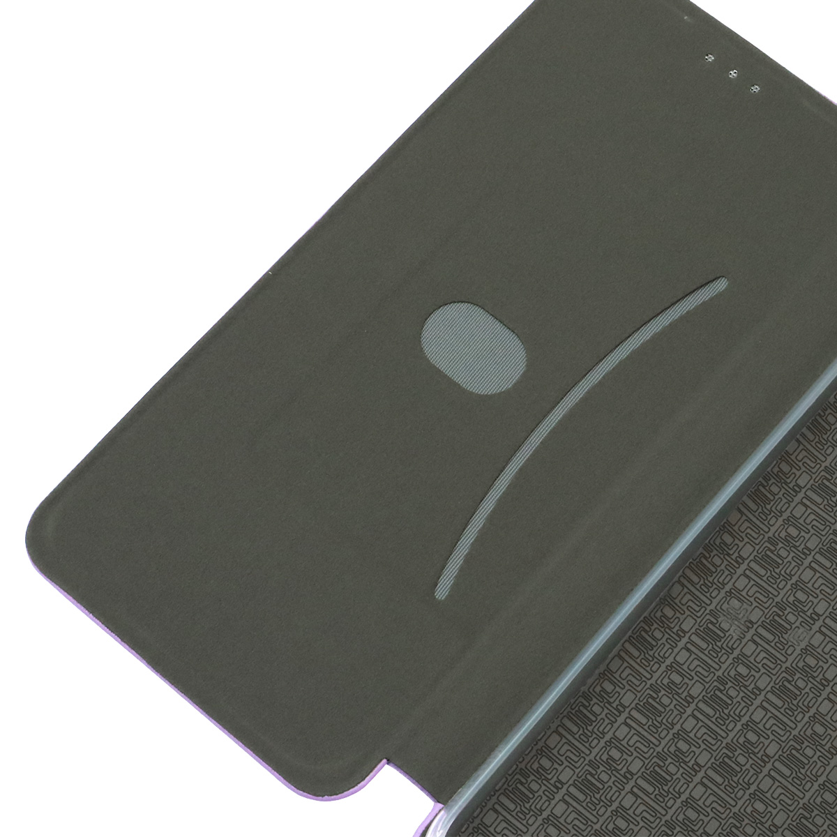 Чехол книжка STYLISH для INFINIX HOT 12i, экокожа, визитница, цвет сиреневый