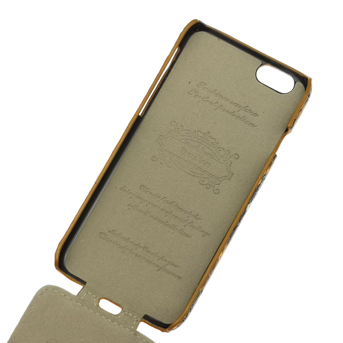 Чехол книжка Brauffen для APPLE iPhone 6, 6G, 6S, экокожа, рисунок окрас Змеи.