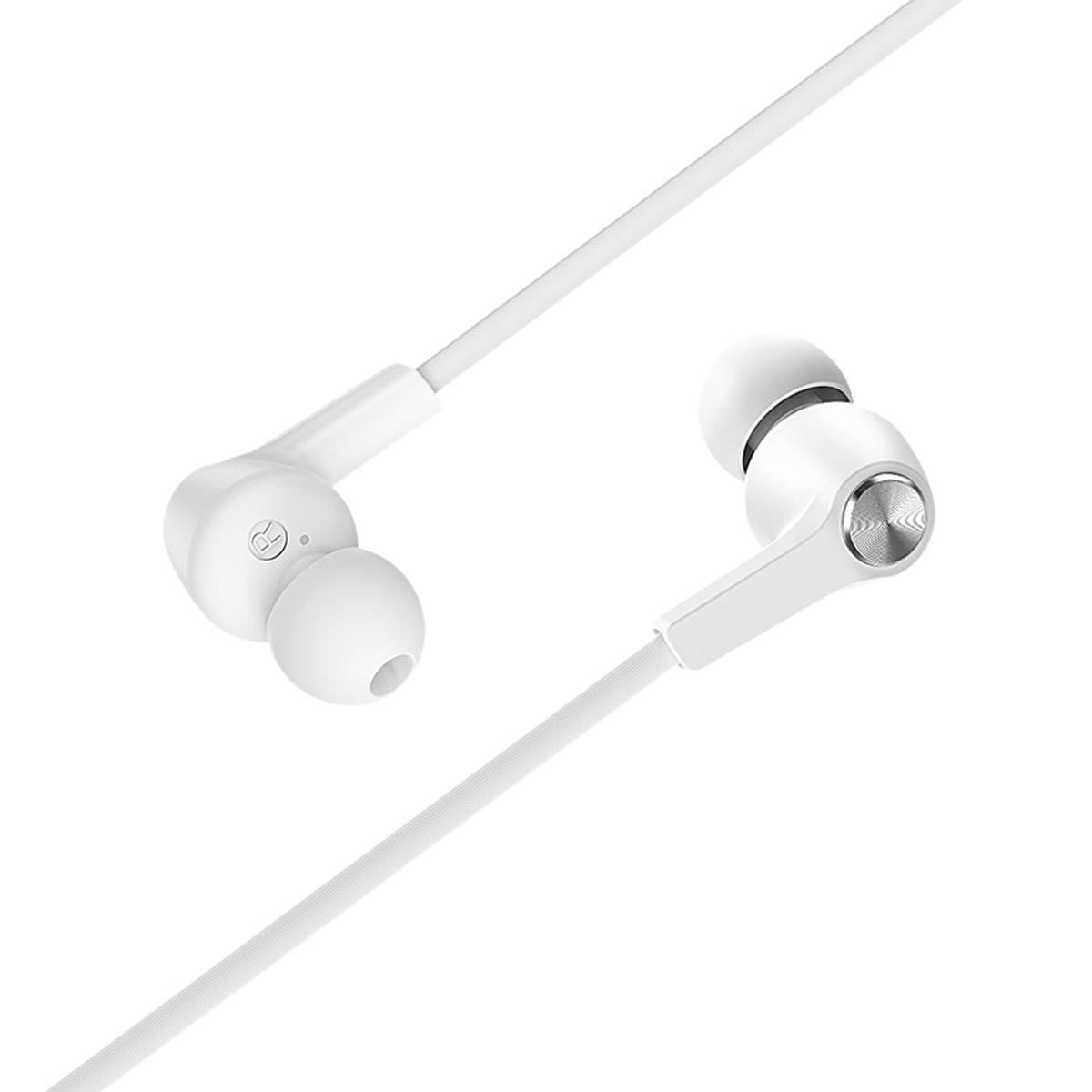 Гарнитура (наушники с микрофоном) проводная, BOROFONE BM37 Noble sound, цвет белый