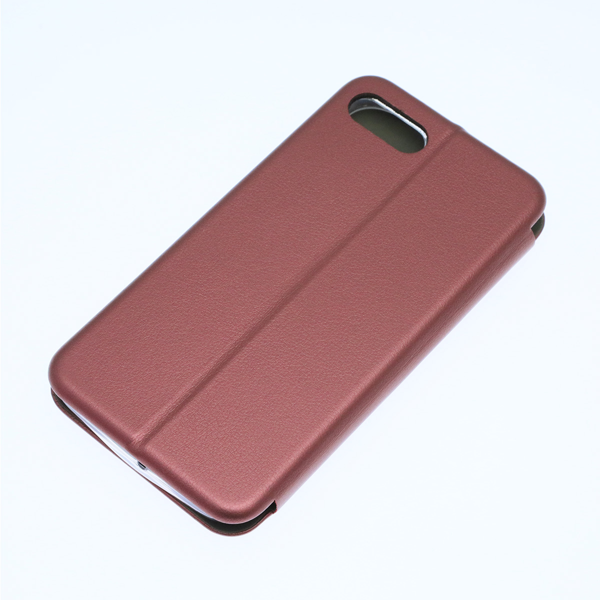 Чехол книжка STYLISH для ITEL A25 (L5002), экокожа, визитница, цвет бордовый