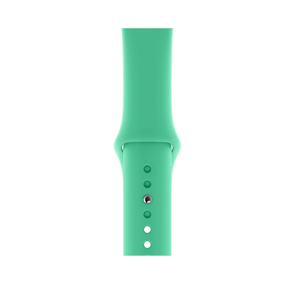 Ремешок для Apple Watch спортивный "Sport", размер 38-40 mm, цвет мятный.
