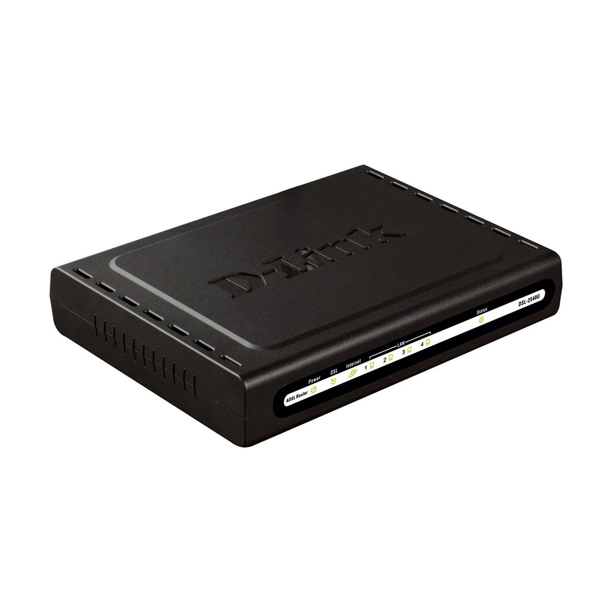 Роутер, маршрутизатор ADSL D-LINK DSL-2540U, ADSL2/2+ (AnnexA/L/M), цвет черный