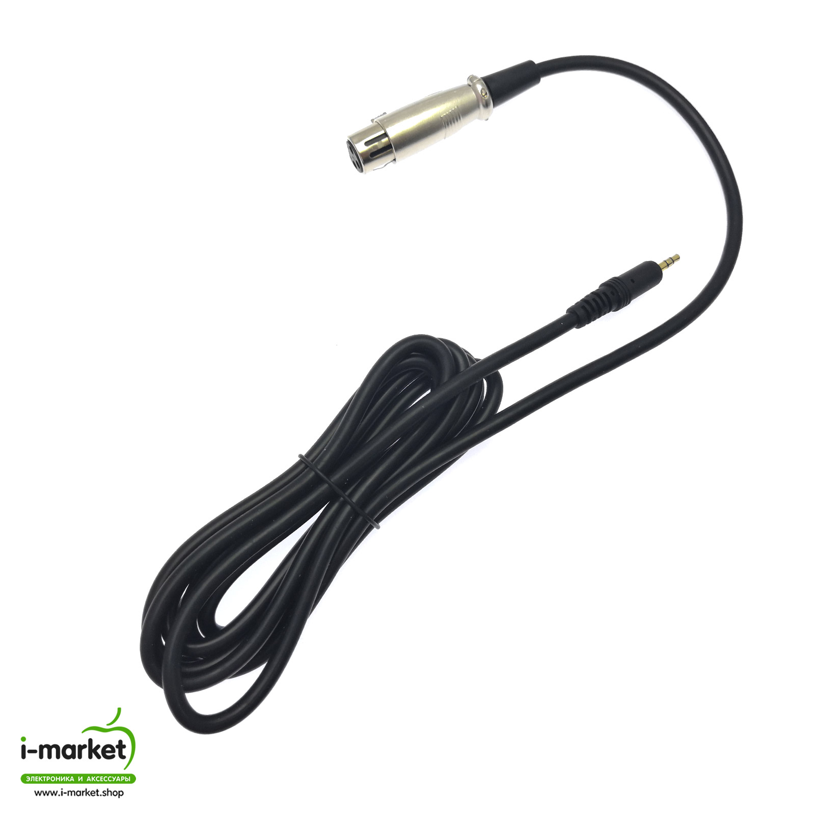 Микрофон подвесной BRF, разъем Jack 3.5, конденсаторный, цвет черный-золотистый (распродажа -70%)