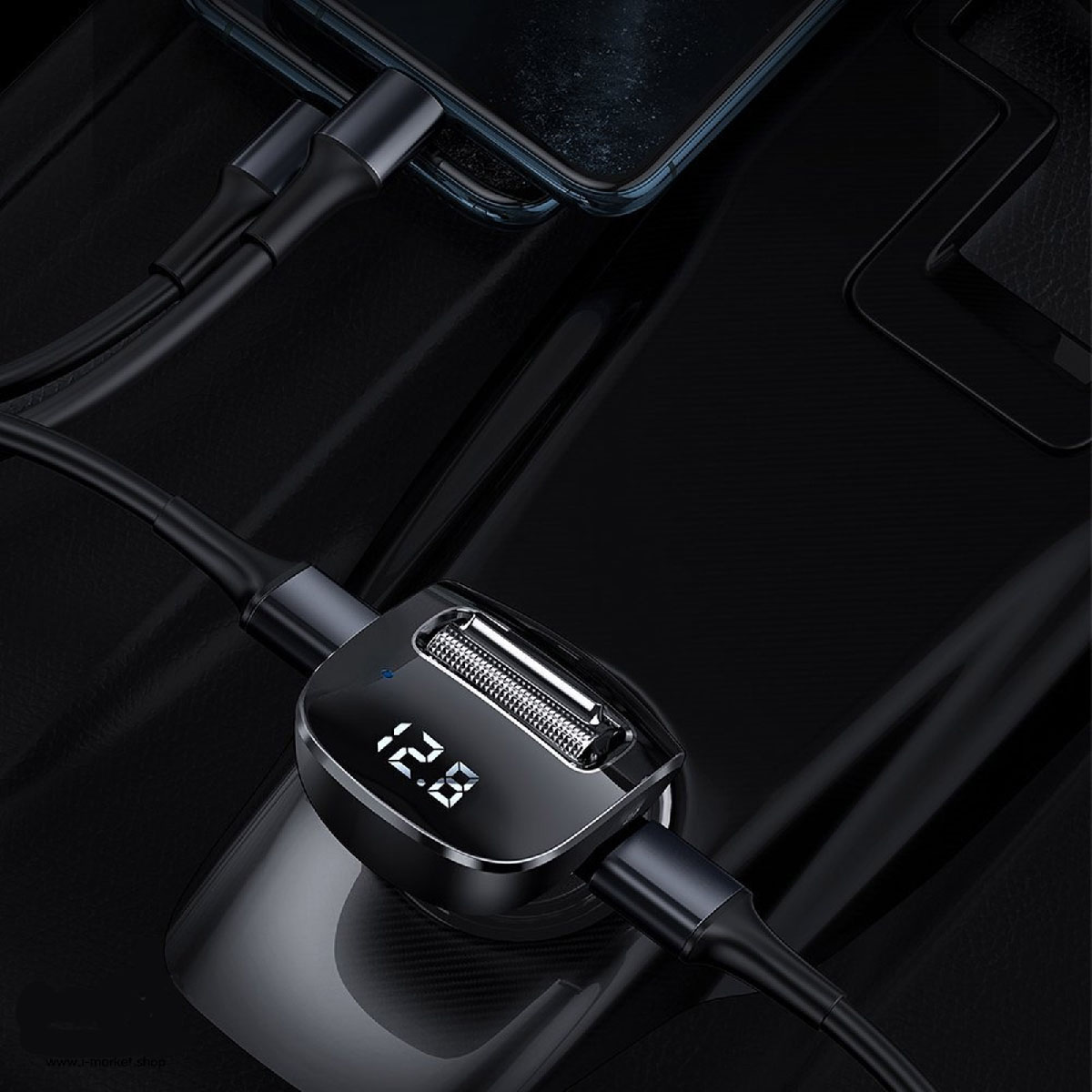 АЗУ (Автомобильное зарядное устройство) Baseus Streamer F40, AUX, Wireless MP3, Bluetooth аудио трансмиттер, цвет черный (распродажа -50%)