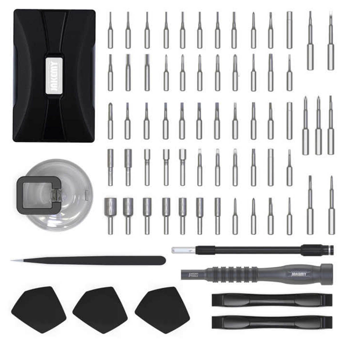 Набор отверток для ремонта электроники JAKEMY JM-8172, цвет черный