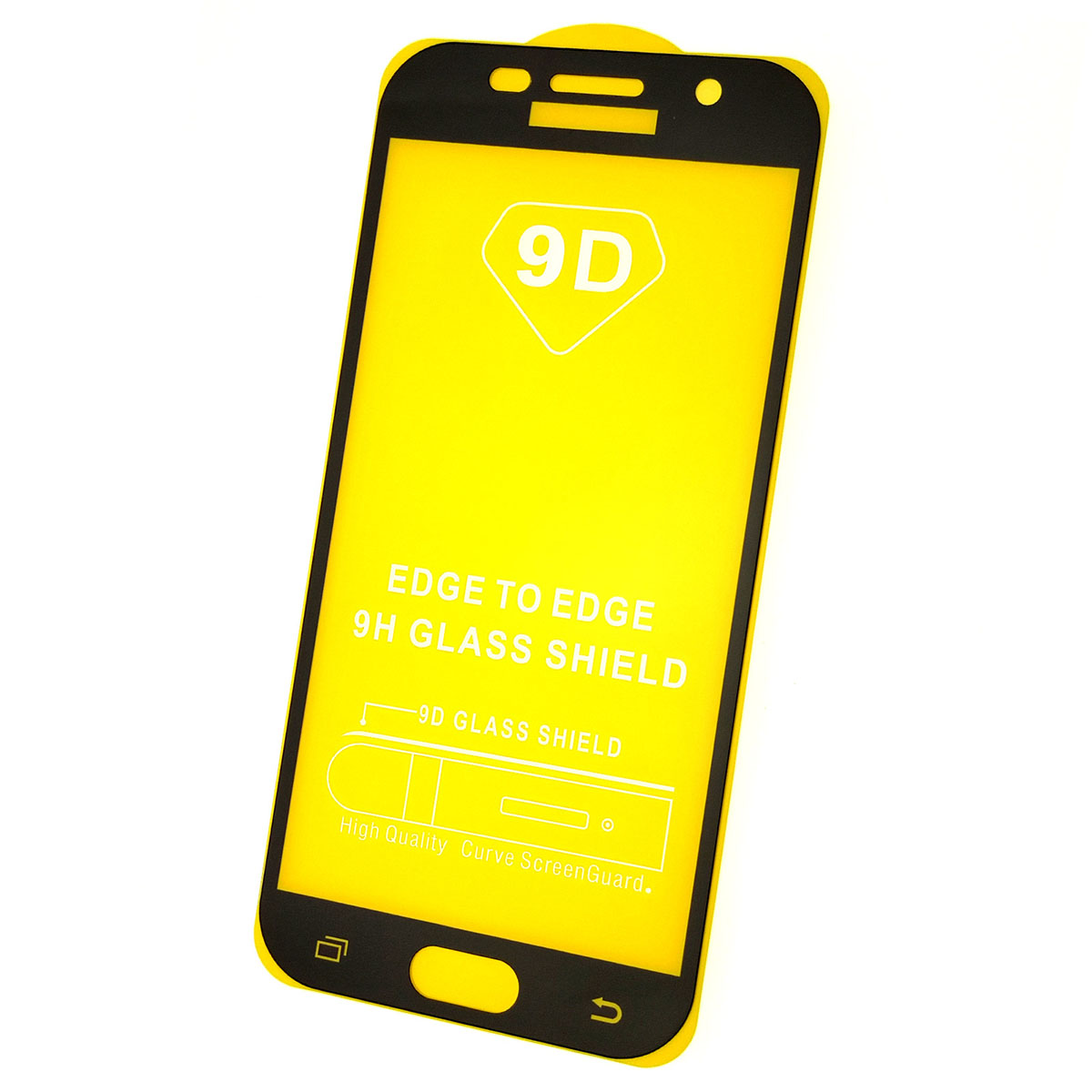 Защитное стекло 9D для SAMSUNG Galaxy A5 2017 (SM-A520), цвет окантовки черный