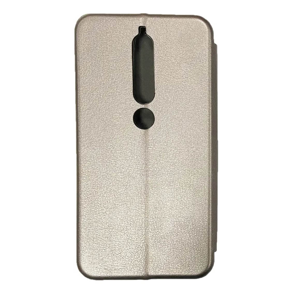 Чехол книжка STYLISH для NOKIA 6.1, экокожа, визитница, цвет золотистый