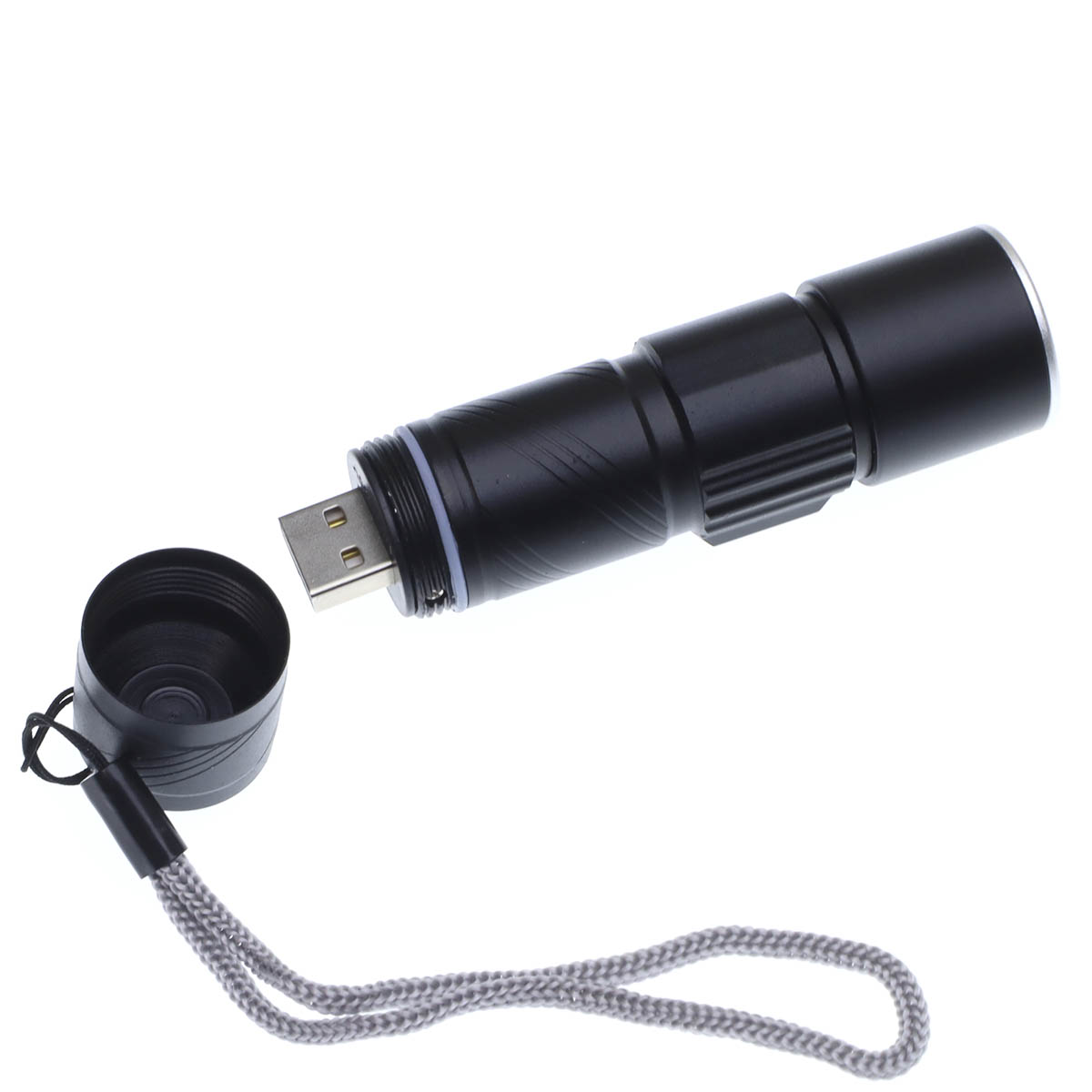 Фонарь ручной светодиодный LED FLASHLIGHT RECHARGEBLE Model 105, цвет черный Фонарь ручной светодиодный LED FLASHLIGHT RECHARGEBLE Model 105, цвет черный