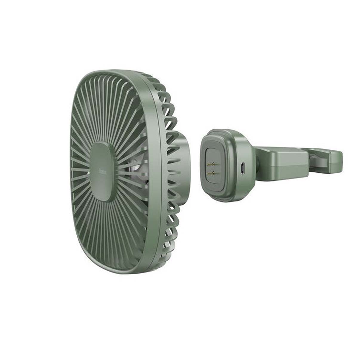 Вентилятор BASEUS Natural Wind, цвет серо зеленый (распродажа -30%)