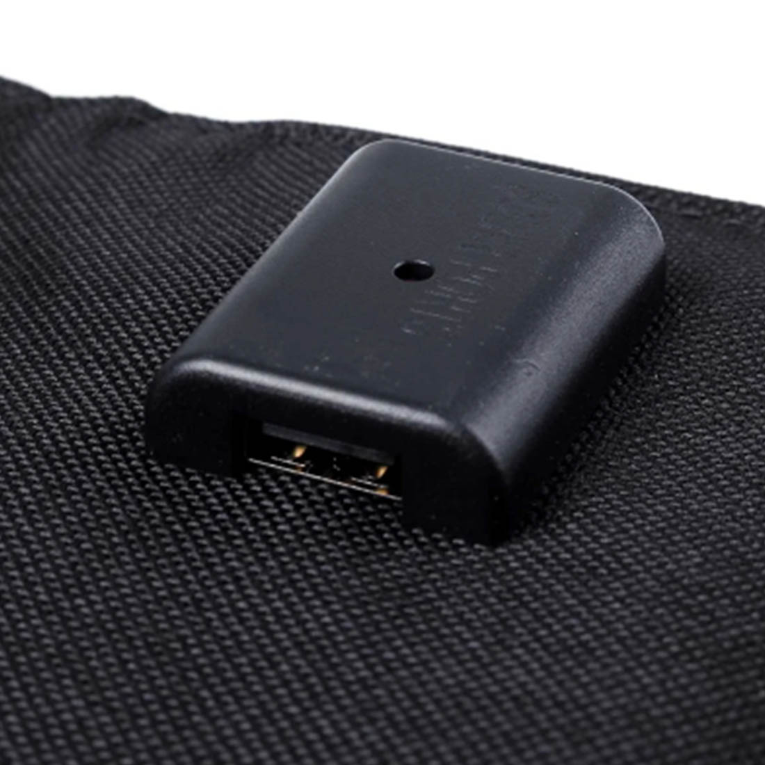 Портативная солнечная панель Sunveil, USB-порт, цвет черный