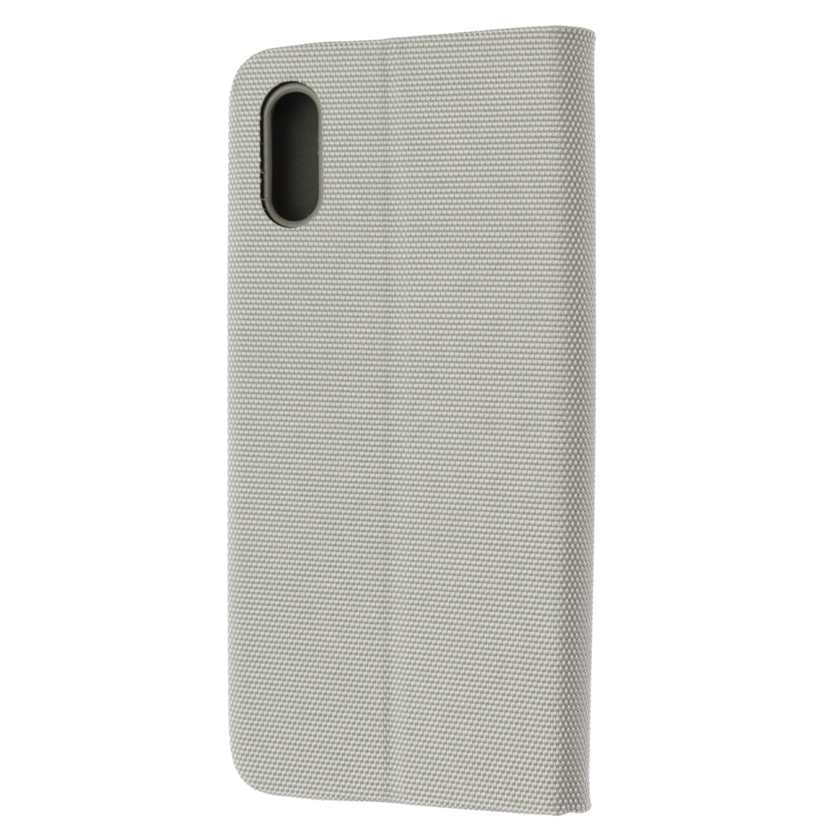 Чехол книжка MESH для XIAOMI Redmi 9A, текстиль, силикон, бархат, визитница, цвет серый