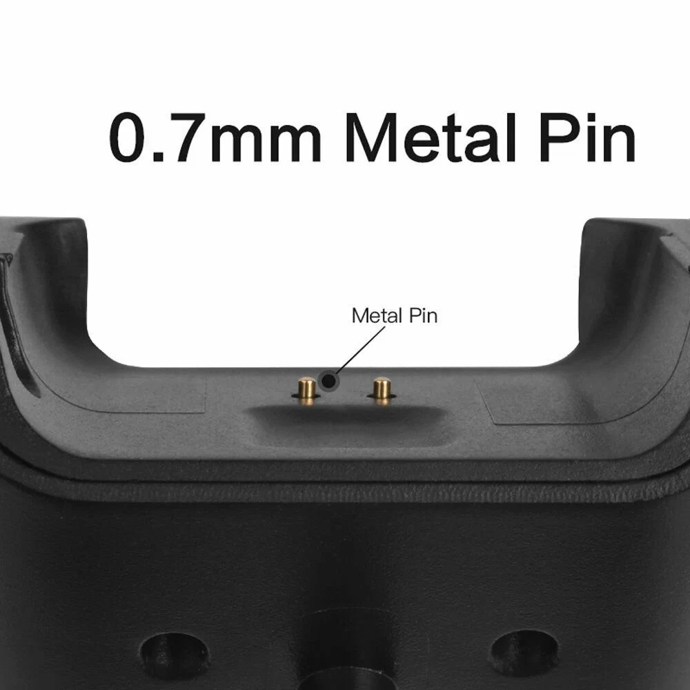 Зарядное устройство USB для Amazfit Bip Lite A1915, Bip A1608, длина 1 метр, цвет черный