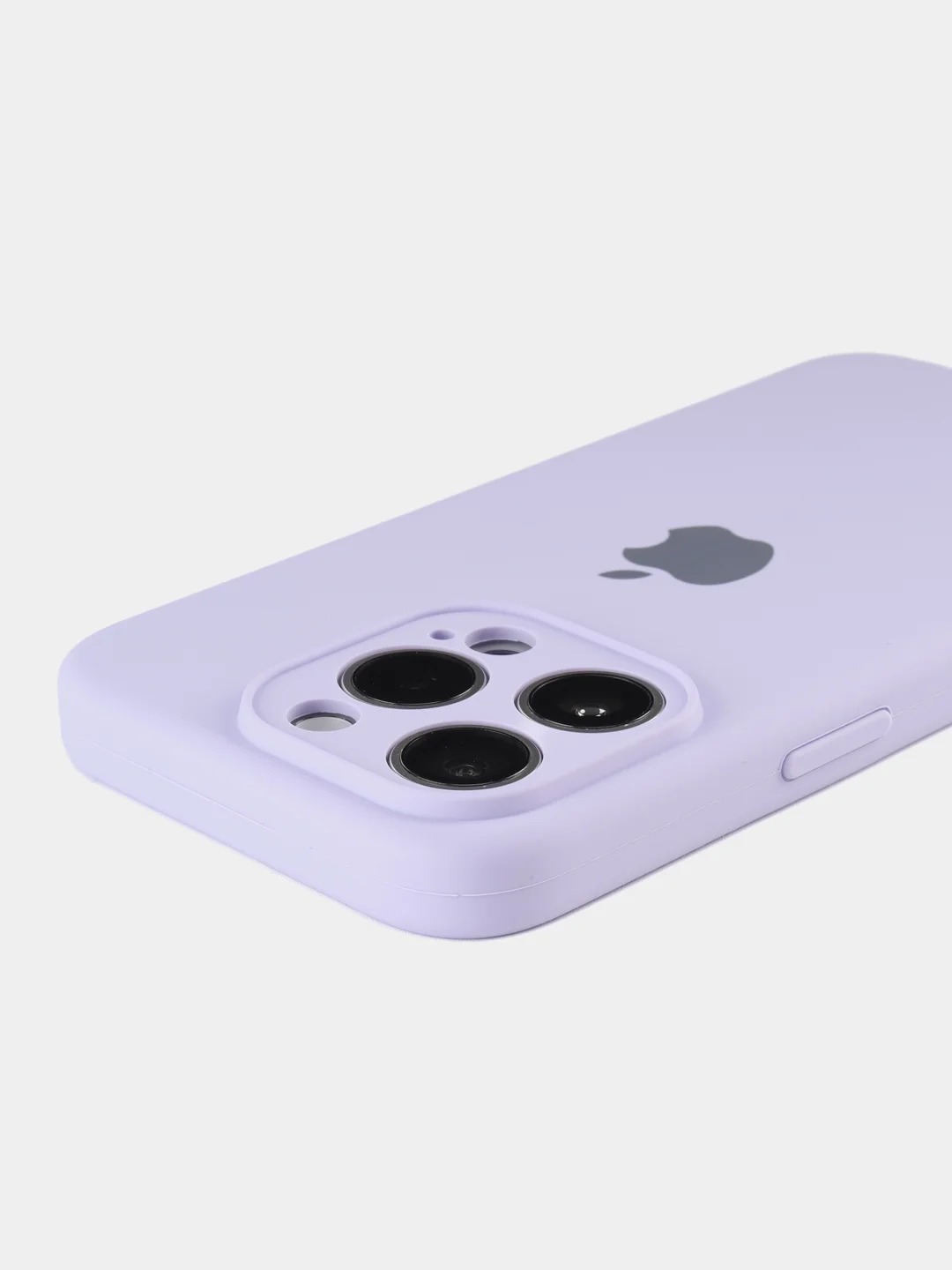 Чехол накладка Silicone Case для APPLE iPhone 13, L-ogo, защита камеры, силикон, бархат, цвет сиреневый