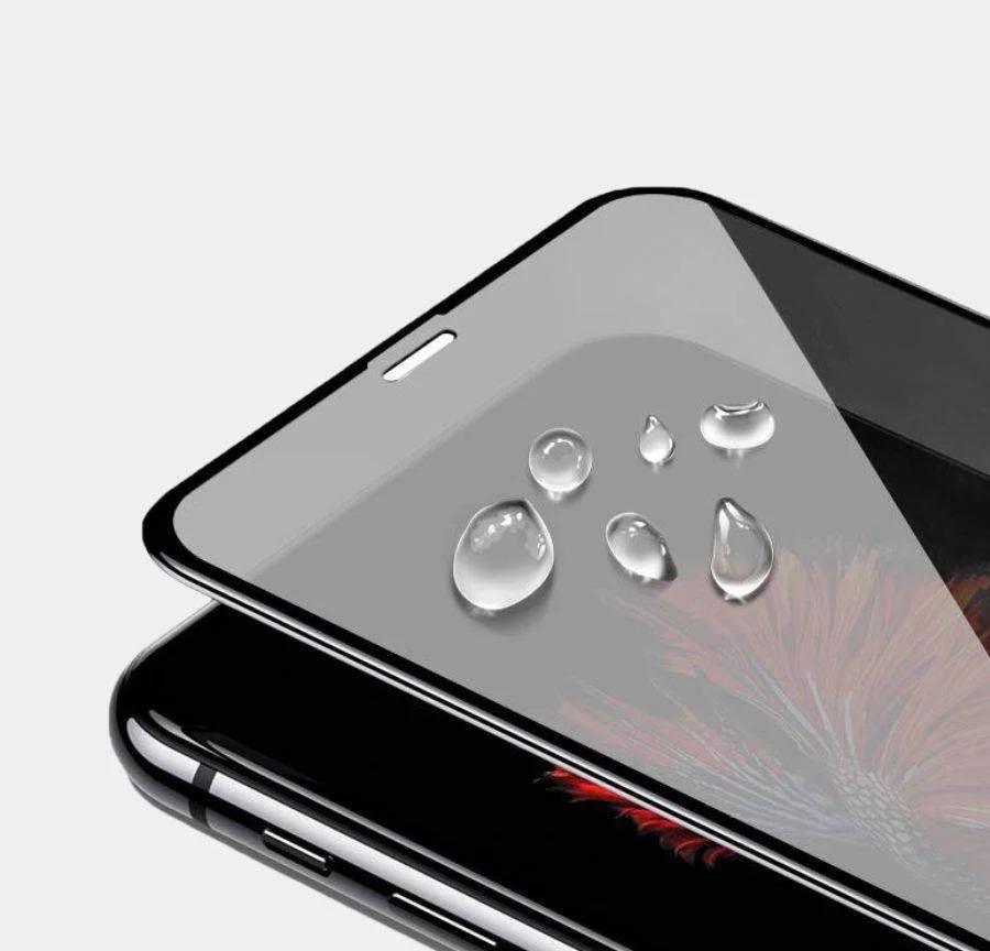 Защитное стекло Антишпион BJLM OG для APPLE iPhone 13, iPhone 13 Pro, iPhone 14, iPhone 16e, цвет окантовки черный
