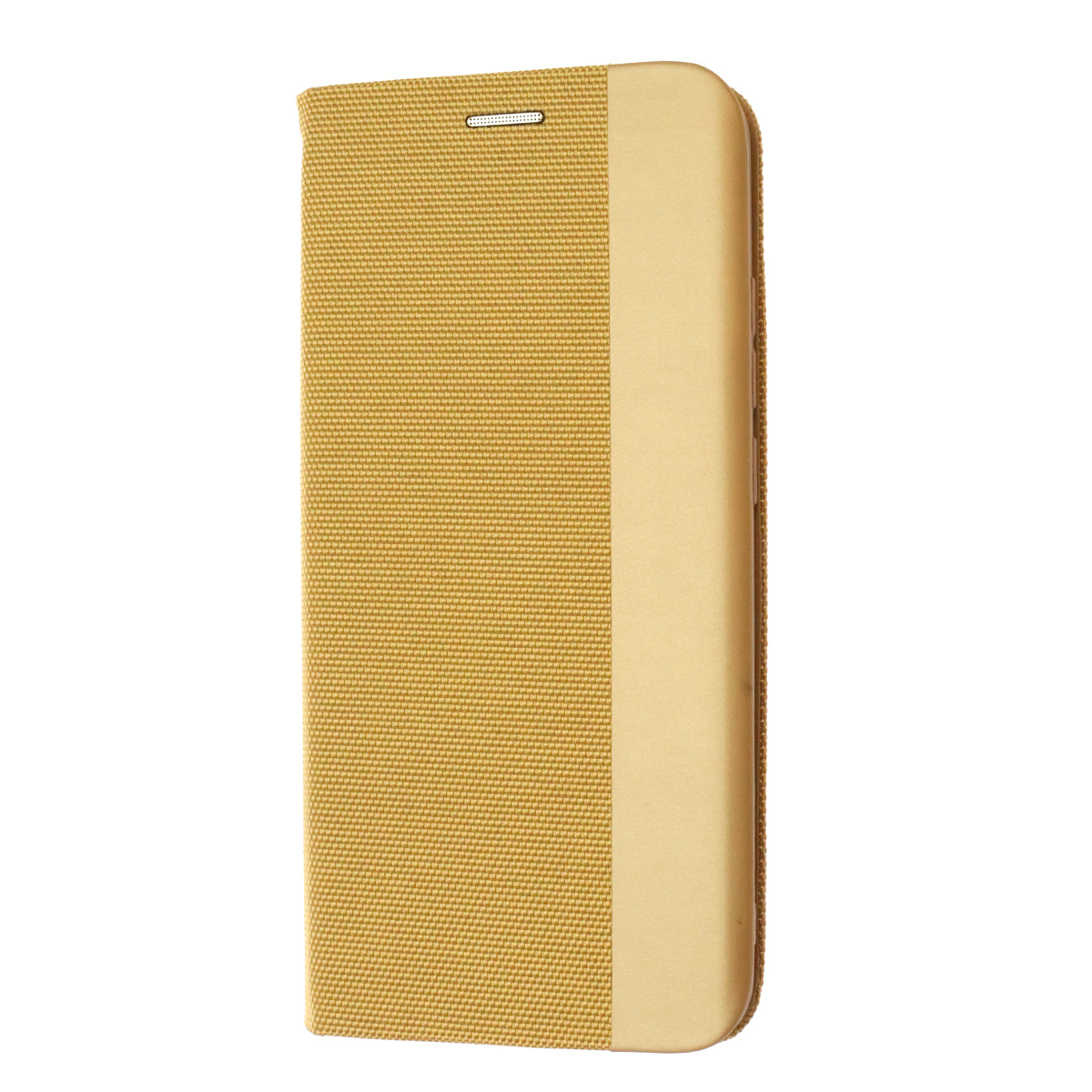 Чехол книжка MESH для XIAOMI Redmi 9A, текстиль, силикон, бархат, визитница, цвет золотистый