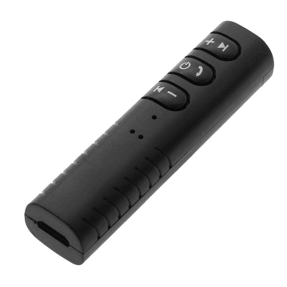 Беспроводной музыкальный приемник, AUX Bluetooth ресивер B09, цвет черный.