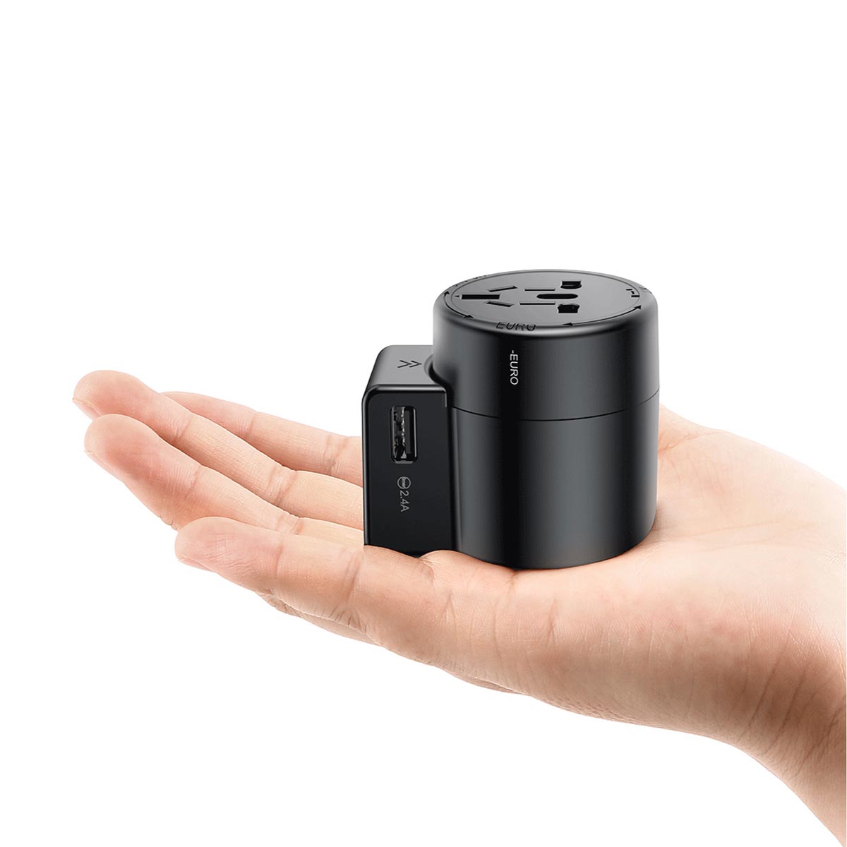 СЗУ (Сетевое зарядное устройство) Baseus ACCHZ-01, универсальное, цвет черный