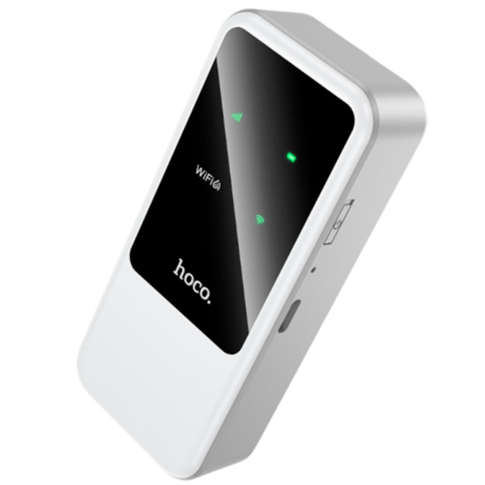 Мобильный беспроводной 4G Wi-Fi роутер HOCO HI42, Wi-Fi 6 2.4G, скорость до 150 Мб/с, цвет белый