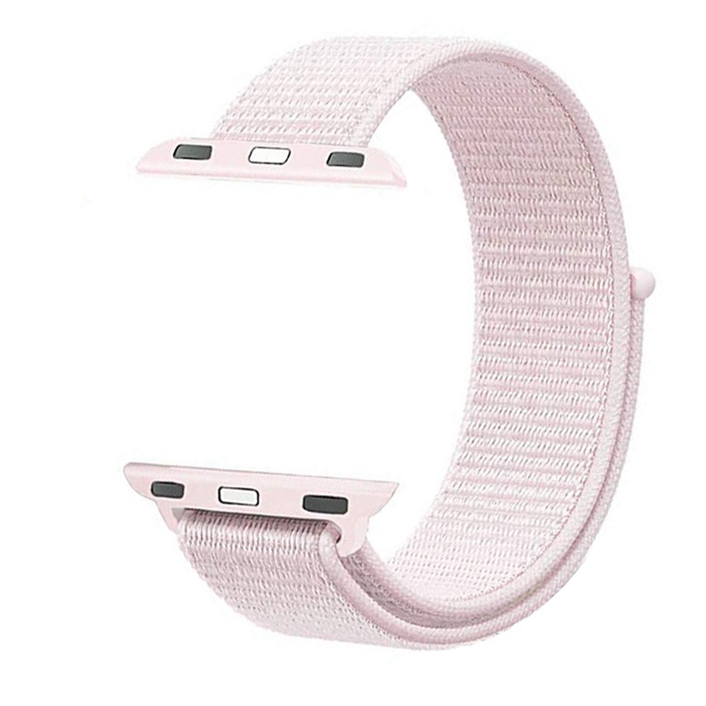 Ремешок для часов Apple Watch (38-40 мм), нейлон, цвет розовый
