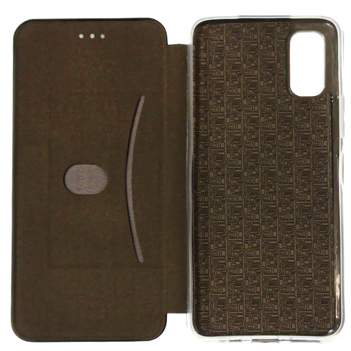 Чехол книжка STYLISH для TECNO Spark 8P, экокожа, визитница, цвет черный
