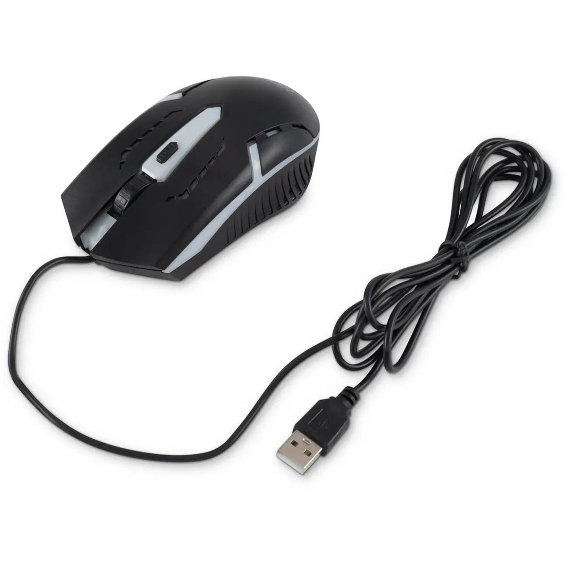 Мышь игровая ОКЛИК (OKLICK) 398G проводная, оптическая, Led подсветка, 2400 DPI, цвет черный