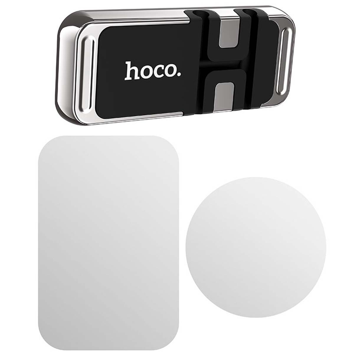 Автомобильный магнитный держатель HOCO CA77 Carry для смартфона, цвет серебристый