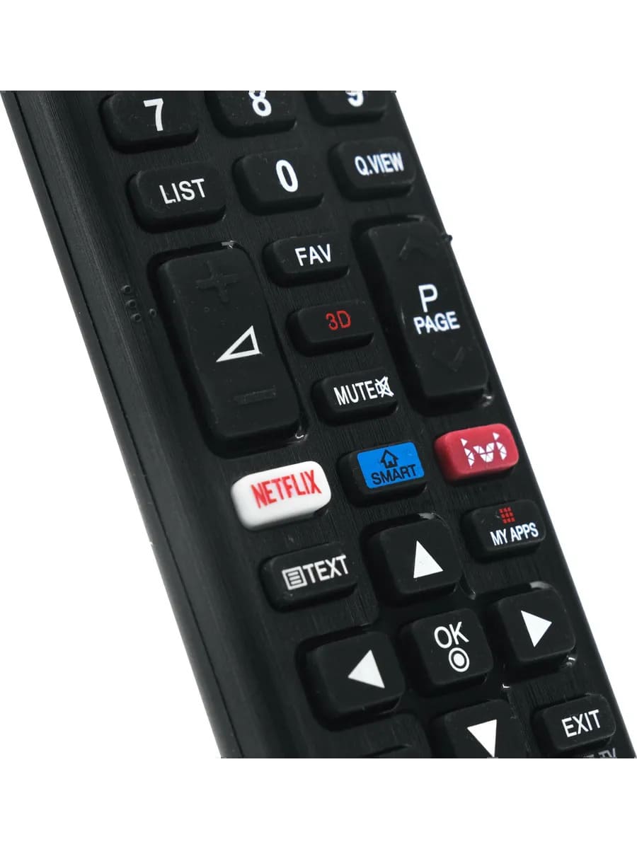 Пульт ДУ HOD1388 (RM-L1379 VER.2) универсальный для всех телевизоров LG, цвет черный