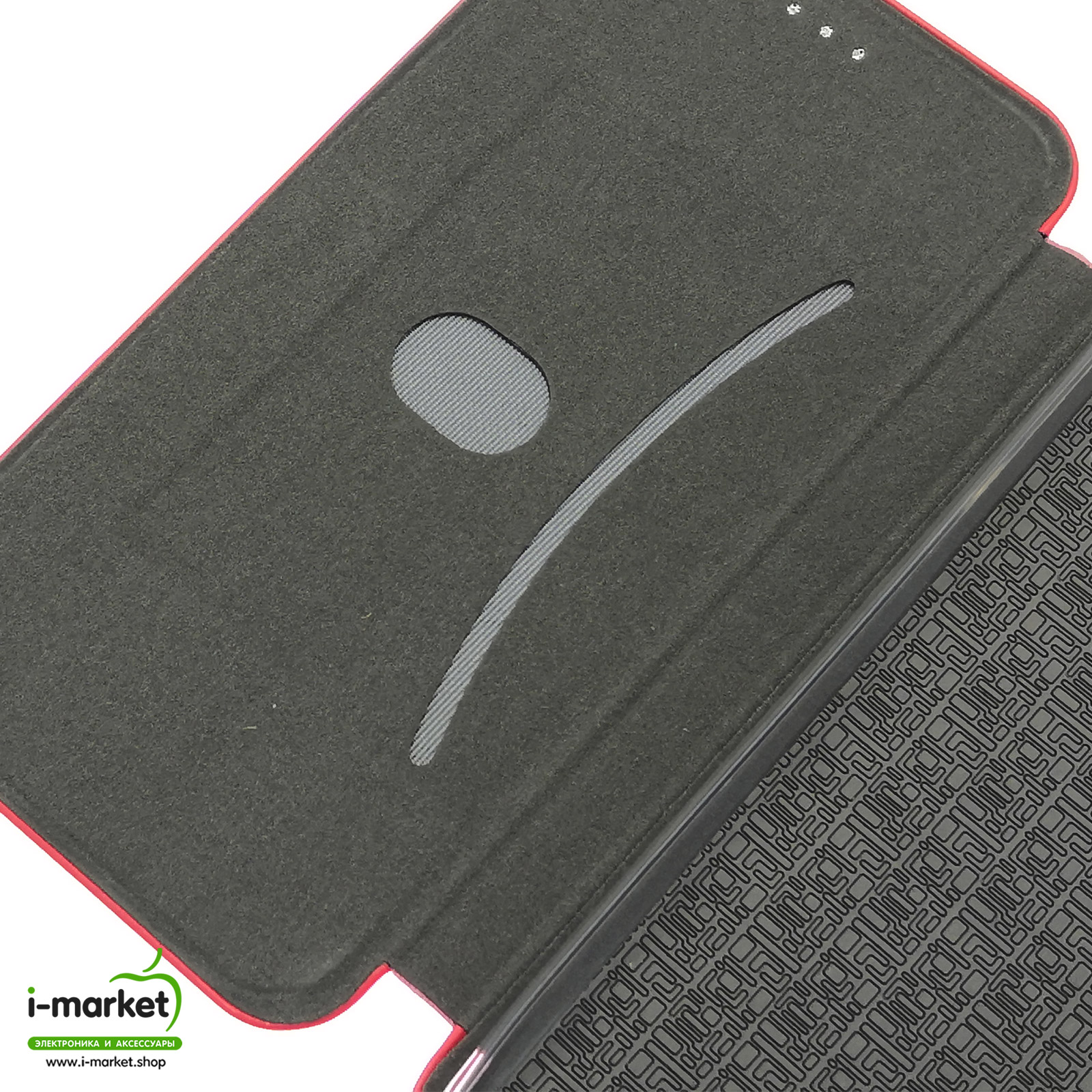 Чехол книжка STYLISH для SAMSUNG Galaxy M30s, M21, M31, экокожа, визитница, цвет красный.