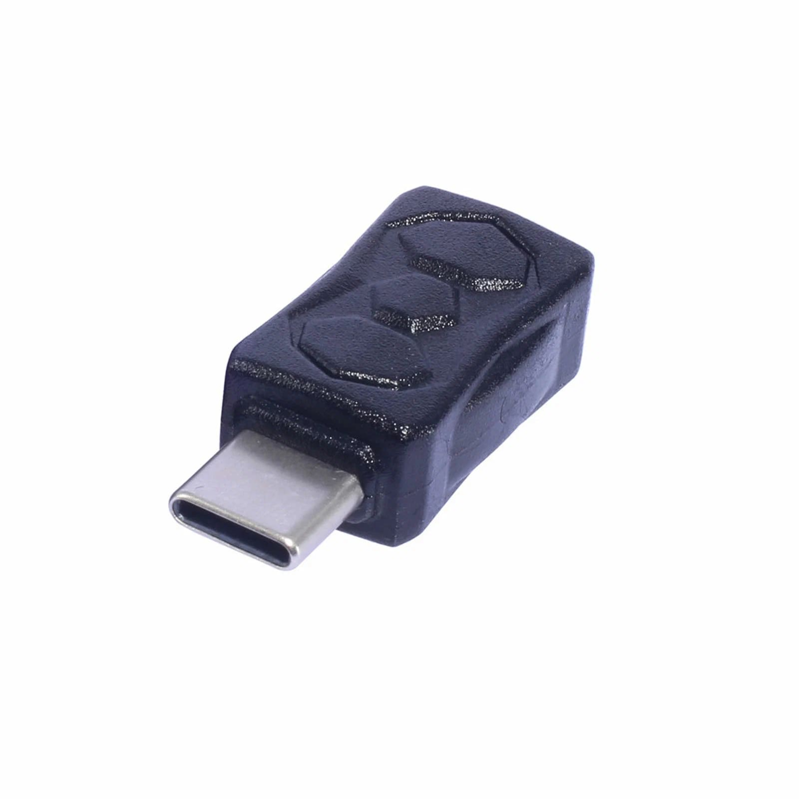 Адаптер, переходник с Mini USB на Type-C, тип 2, цвет черный