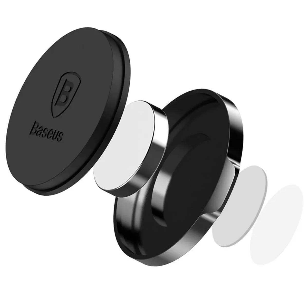 Автомобильный магнитный держатель Baseus Small Ears Series, цвет черный