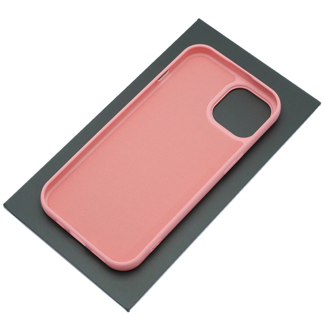 Чехол накладка Silicon Case для APPLE iPhone 15 (6.1"), силикон, бархат, цвет розовый